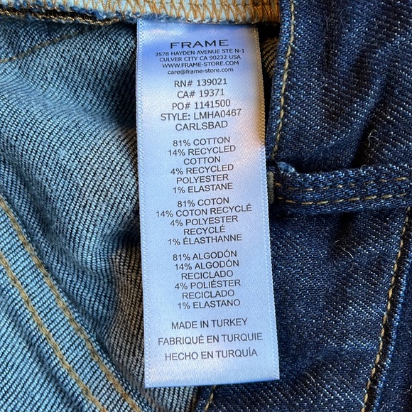 Frame, L’Homme Athletic jeans, size 30 - Picture 7 of 7